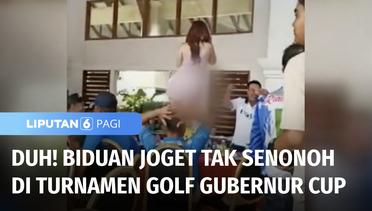 Viral! Biduan Joget Seronok di Atas Meja pada Penutupan Turnamen Golf Gubernur Cup | Liputan 6