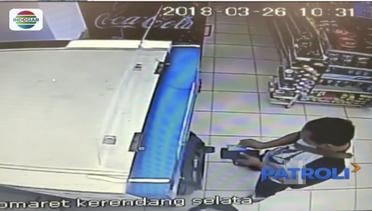 Rekaman CCTV Pembobolan ATM di Minimarket - Patroli Siang