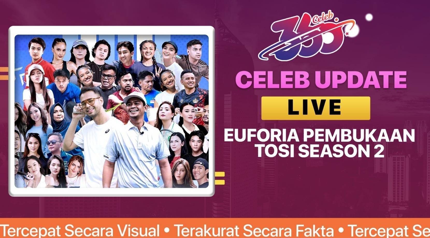 Live Streaming Intip! Keseruan Penonton Turnamen Olahraga Selebriti