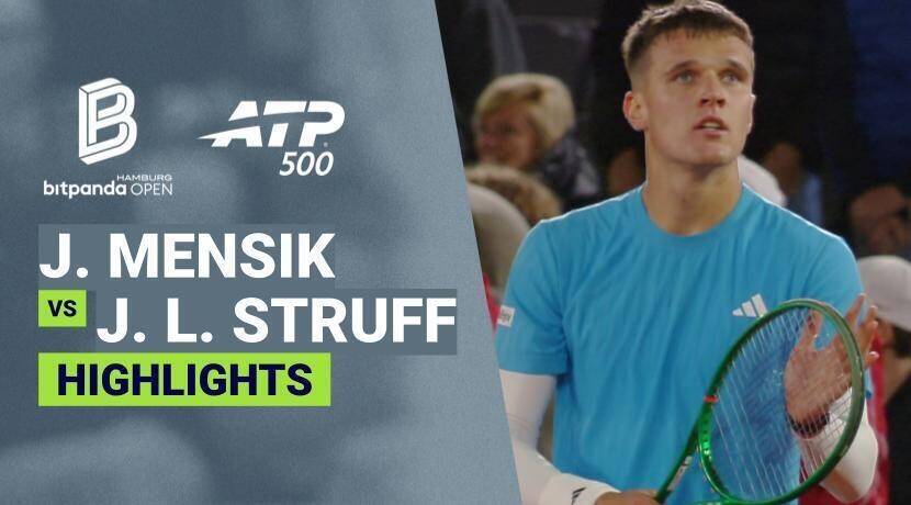 Jakub Mensik vs Jan-Lennard Struff - Round 1 | ATP 500: bitpanda Hamburg Open 2026