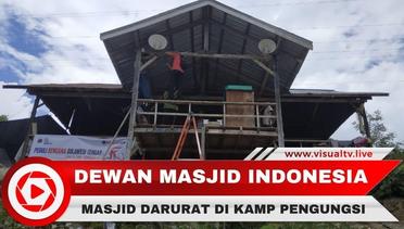 DMI Gandeng PMI dan Yayasan Kalla Membangun Masjid Darurat bagi Para Pengungsi di Sulawesi Tengah