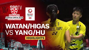 Yuta Watanabe/Arisa Higashino (JPN) vs Yang Po-Hsuan/Hu Ling Fang (TPE) - Highlights | Daihatsu Japan Open 2024 - Women's Singles