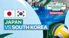 Semifinal: Japan vs South Korea - Full Match | 22nd Asian Men's U-20 Volleyball Championship