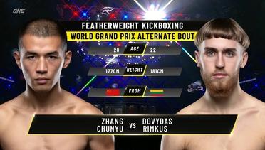 Zhang Chunyu vs. Dovydas Rimkus | ONE Championship Full Fight