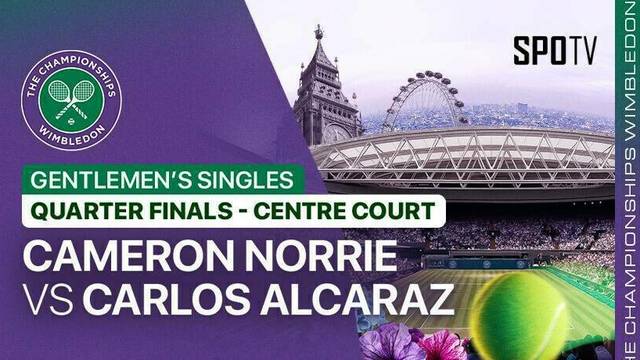 Cameron Norrie vs Carlos Alcaraz - Full Match | Wimbledon 2025