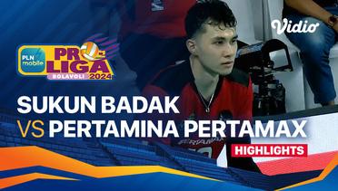 Putra: Kudus Sukun Badak vs Jakarta Pertamina Pertamax - Highlights | PLN Mobile Proliga 2024