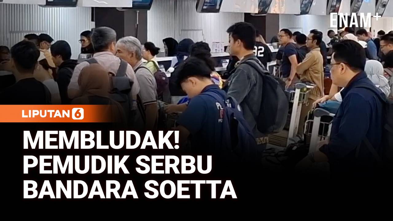 Jelang Lebaran, Ribuan Pemudik Padati Bandara Soetta Sejak Pagi ...
