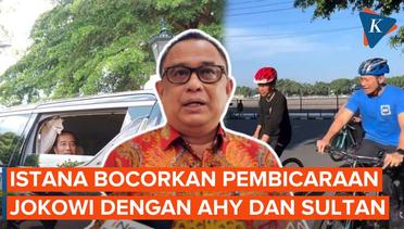 Istana Ungkap Isi Pertemuan Jokowi dengan AHY dan Sultan di Yogyakarta