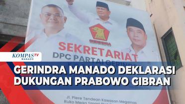 Gerindra Manado Deklarasi Dukungan Prabowo-Gibran Di Pemilu 2024