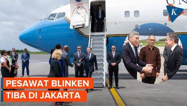 Penampakan Pesawat Amerika Serikat yang Antar Blinken ke Indonesia