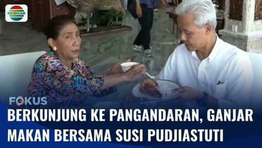 Makan Siang Bersama, Ganjar Pranowo Sambangi Kediaman Susi Pudjiastuti di Pangandaran | Fokus