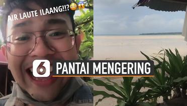 Viral Pria Berjalan Di Tengah Pantai Mengering, Bikin Panik Netizen