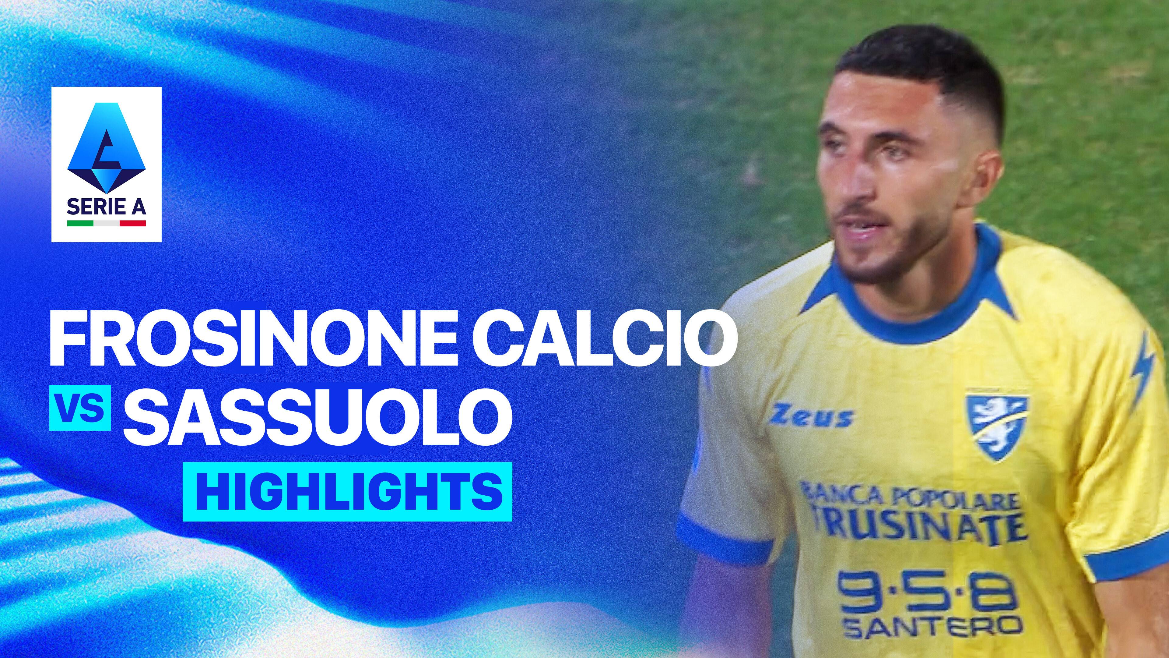 Frosinone Calcio vs Sassuolo Calcio