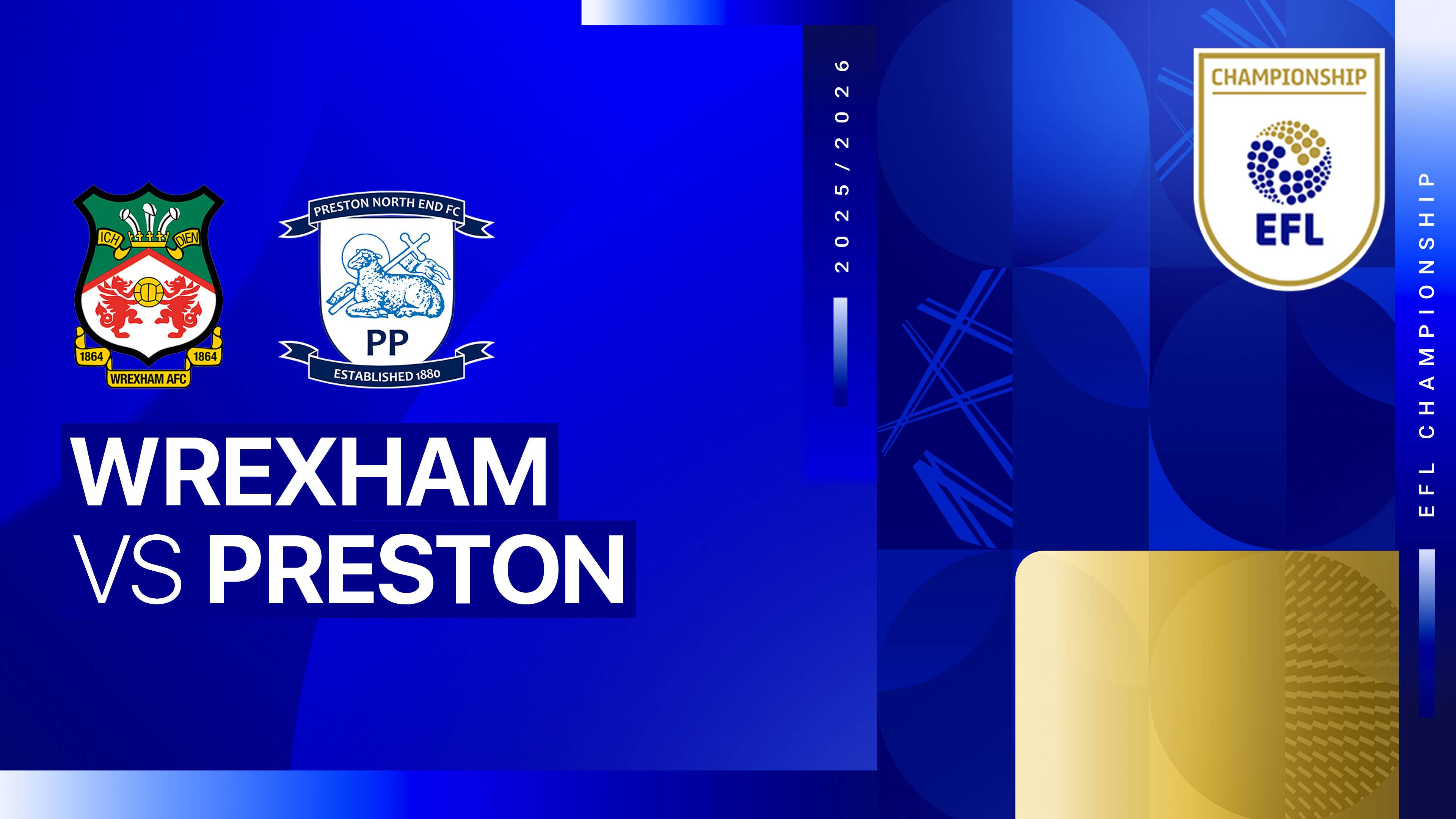 Wrexham FC vs Preston North End FC