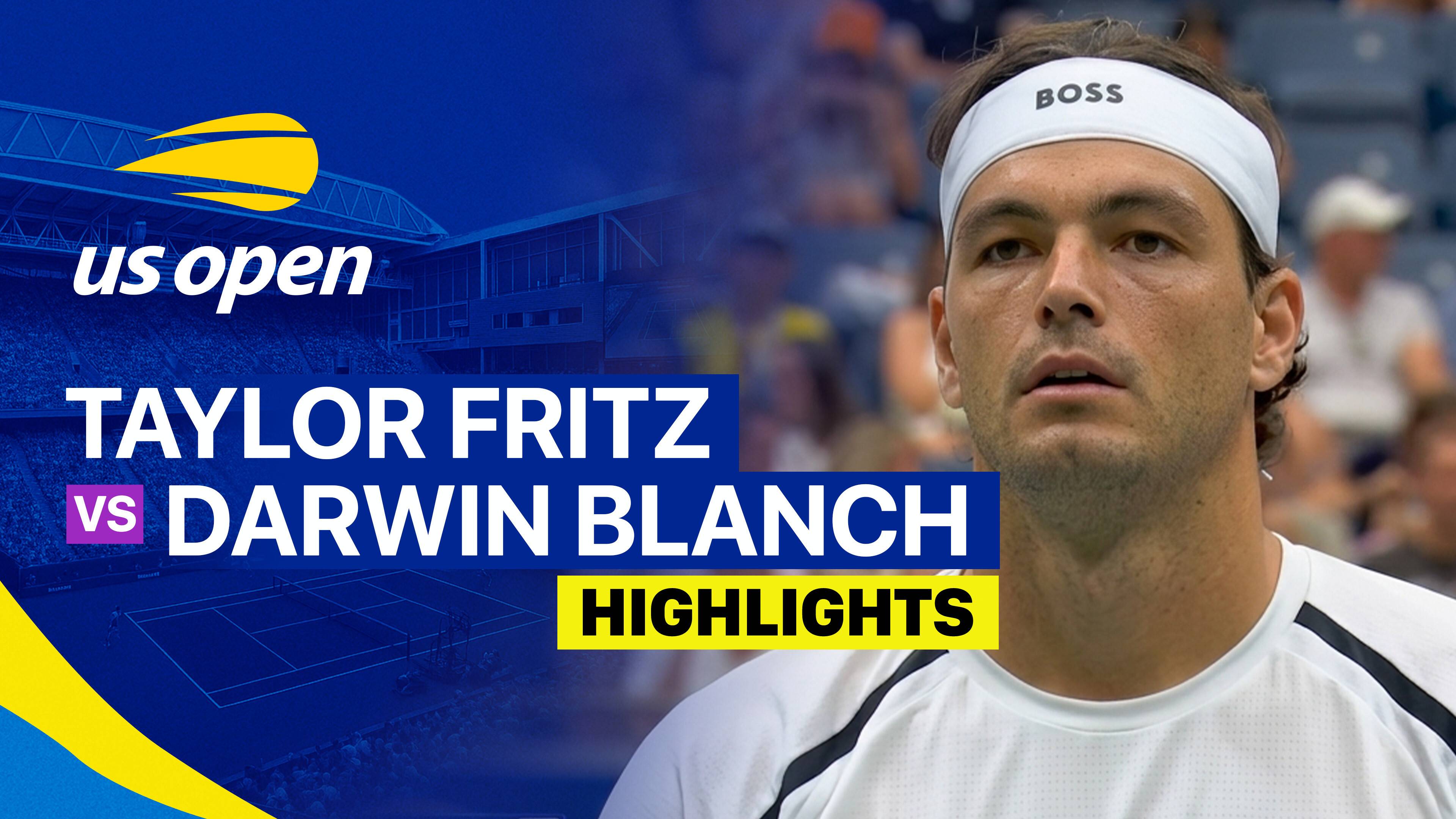 Taylor Fritz vs Darwin Blanch - Men's Singles Round 1 | US Open Tennis Championships 2026