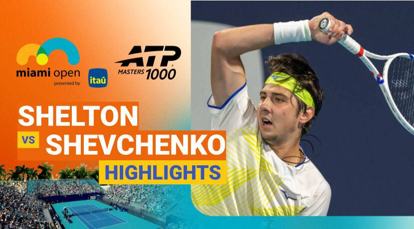 Ben Shelton vs Alexander Shevchenko - Round 2 (Grandstand) | ATP 1000: Miami Open presented by Itau 2026