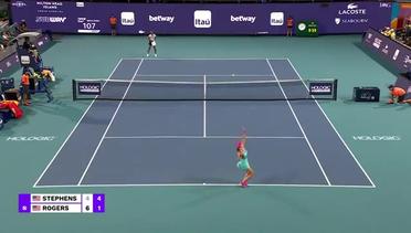 Sloane Stephens vs Shelby Rogers - Highlights | WTA Miami Open 2023