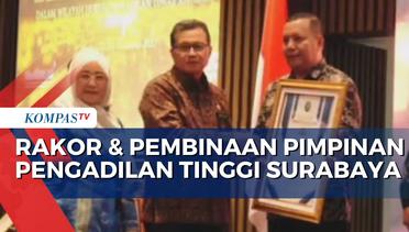 Pengadilan Tinggi Surabaya Gelar Rakor dan Pembinaan Pimpinan  MA NEWS
