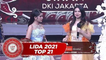 Terima Tantangan!! Jihan (Jakarta) Duet Rara Lida "Gula Gula" !!! Manieeezzz!!!| Lida 2021