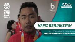 Komentar Hafiz Briliansyah Usai Raih Emas Pertama Indonesia di Asian Para Games 2018