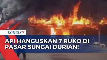 Tujuh Ruko di Sintang Kalbar Hangus Terbakar, Proses Pemadaman Terkendala Sumber Air!