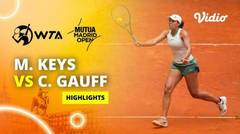 Madison Keys vs Coco Gauff - Highlights | WTA Mutua Madrid Open 2024