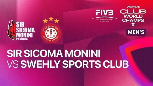 Sir Sicoma Monini Perugia vs Swehly Sports Club - Full Match | FIVB Men's Volleyball Club World Championship 2025