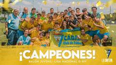 Cadiz CF Balon Juvenil is proclaimed champion of the National League | Cadiz Football Club