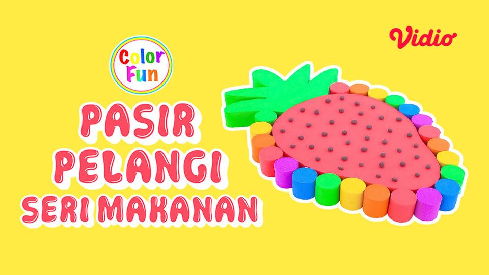 Color Fun - Pasir Pelangi Seri Makanan