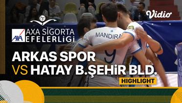 Highlights | Arkas Spor vs Hatay B.Sehir Bld | Men's Turkish League 2022/23