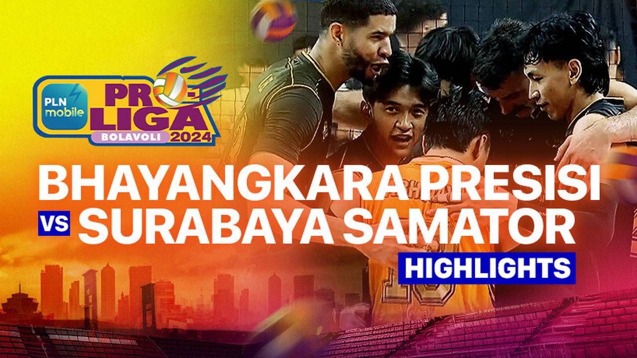 Final Four Putra: Jakarta Bhayangkara Presisi vs Surabaya Samator ...
