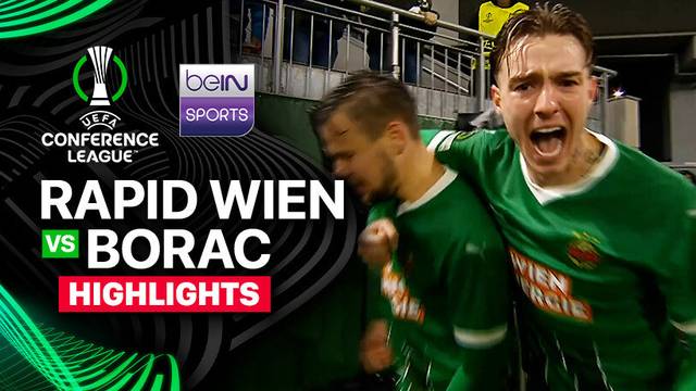 Rapid Wien vs Borac - Highlights | UEFA Conference League 2024/25
