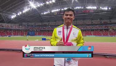 Athletics Men's 200m Finals Victory Ceremony (Day 5) | 28th SEA Games Singapore 2015