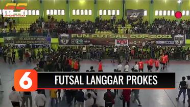 Viral Video Final Laga Futsal di Deli Serdang Langgar Protokol Kesehatan | Liputan 6