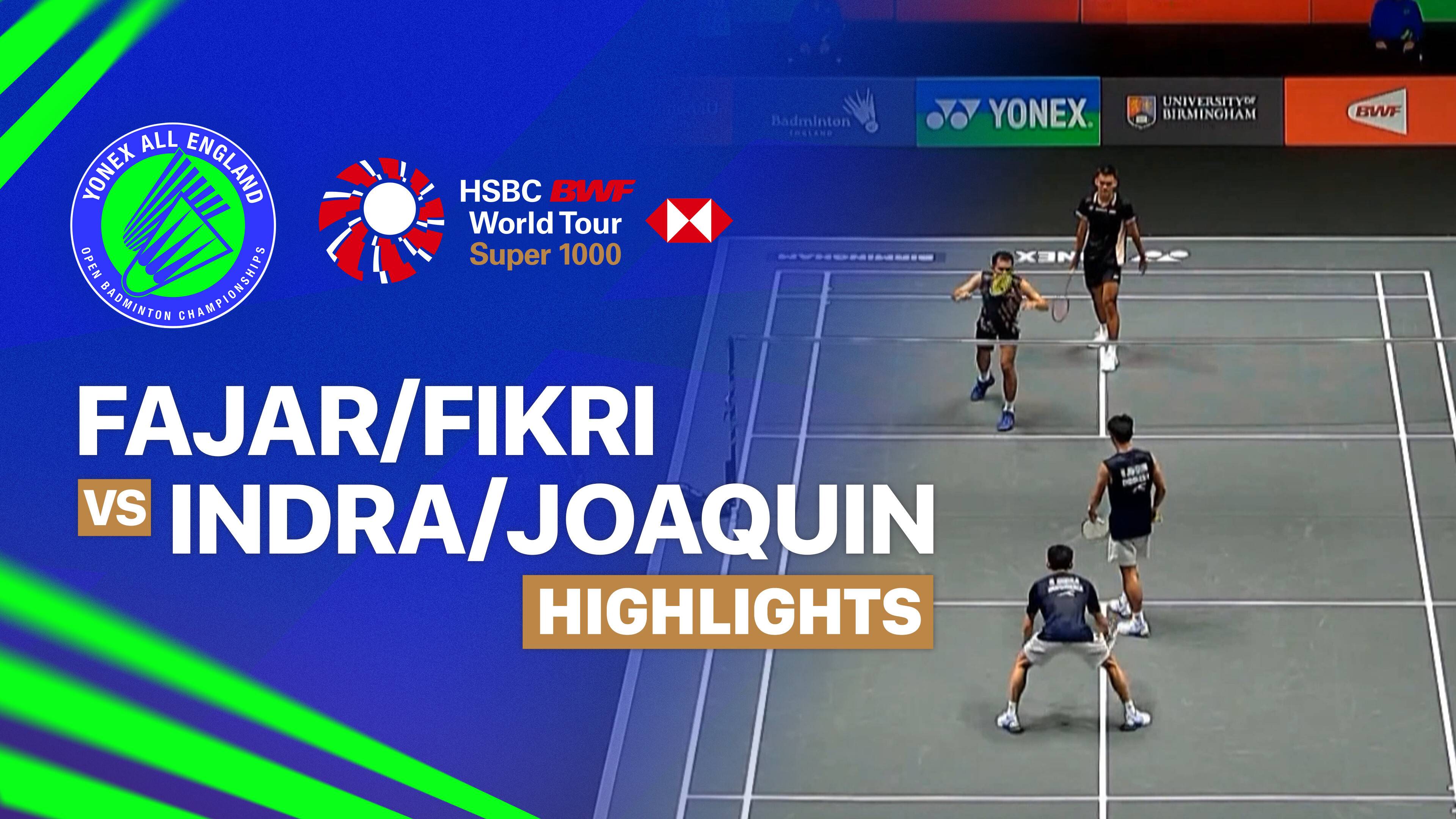 Fajar Alfian/Muhammad Shohibul Fikri (INA) vs Raymond Indra/Nikolaus Joaquin (INA) - Men's Doubles Round of 16 | YONEX All England Open Badminton Championships 2026