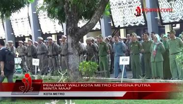 Wali Kota Metro Chisna Putra Minta Maaf