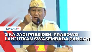 HUT Partai Gerindra ke-16, Prabowo Subianto Janji Lanjutkan Swasembada Pangan Jika Terpilih Presiden