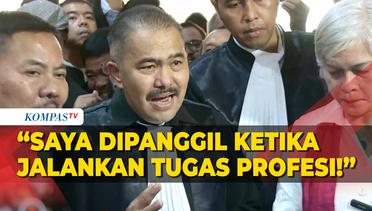 Bawa Rombongan Advokat, Kamaruddin Simanjuntak Penuhi Pemeriksaan Sebagai Tersangka