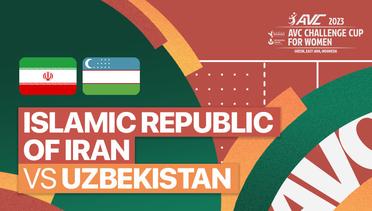 Full Match | Islamic Republic of Iran vs Uzbekistan | AVC Challenge Cup for Women 2023