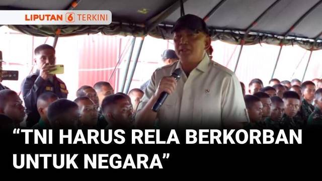 Kunjungi Yon TP 861 di Wanam Merauke, Menhan: TNI Harus Rela Berkorban untuk Negara | Liputan 6
