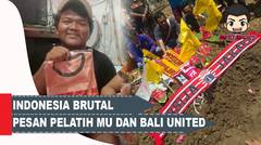 Pelatih PS Tira dan Bali United Tebar Pesan Perdamaian