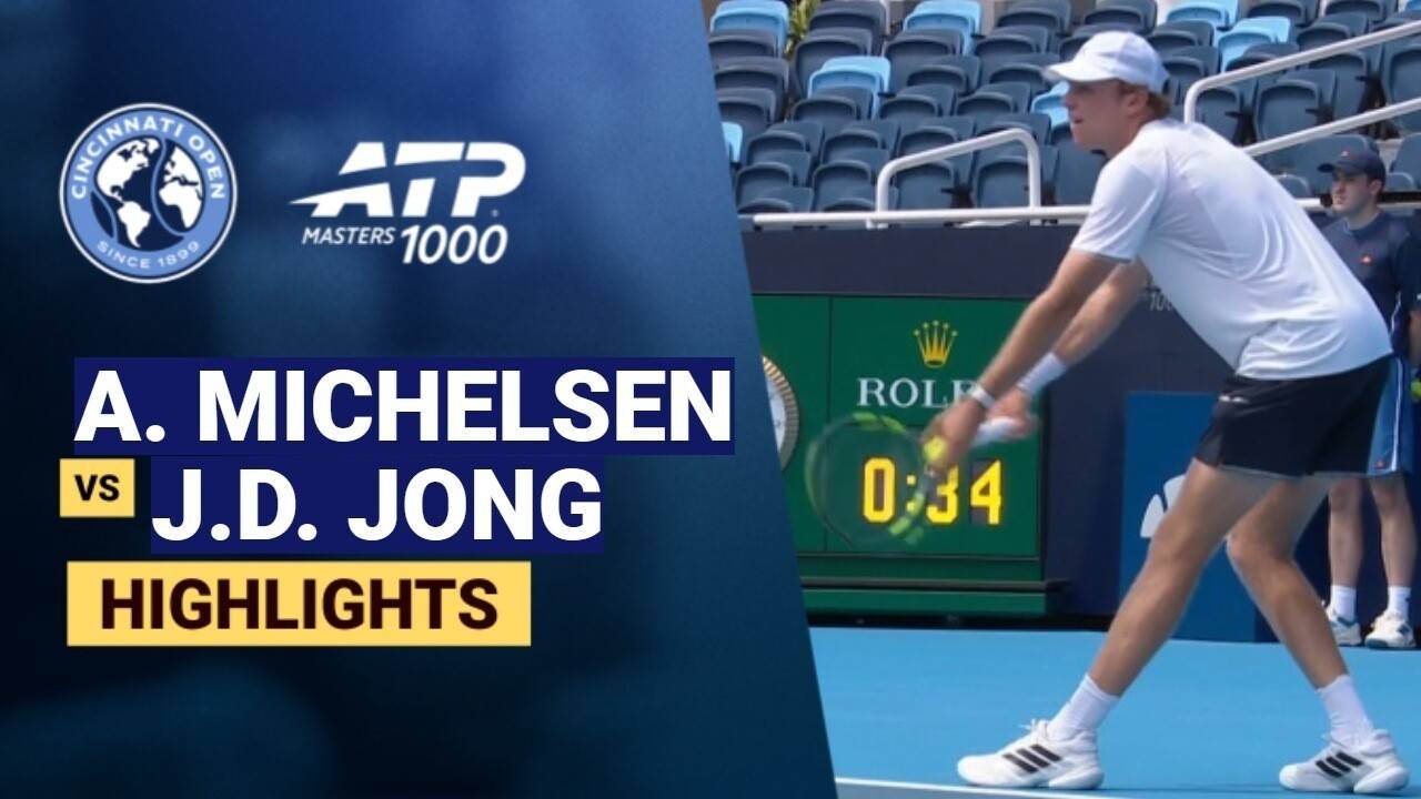 Alex Michelsen vs Jesper de Jong - Round 1 (P&G Stadium Court) | ATP 1000: Cincinnati Open 2026