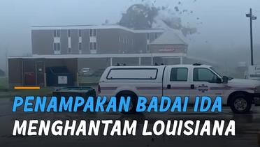 Mengerikan, Begini Penampakan Badai Ida yang Menghantam Louisiana