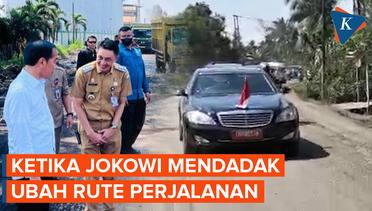 Ketika Mendadak Jokowi Ubah Rute Kunjungan Kerja di Jambi