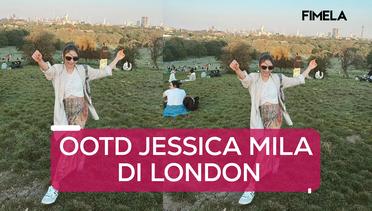 6 OOTD Jessica Mila Saat Honeymoon di London, Disebut Makin Cantik dengan Vibes Nyonya Hasibuan