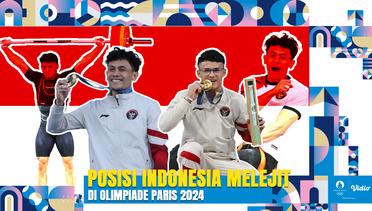 Raih Dua Medali Emas, Peringkat Indonesia Melejit di Klasemen Olimpiade 2024