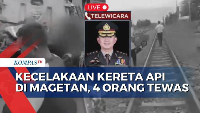 BREAKING NEWS! Kereta Api Tabrak 7 Kendaraan di Perlintasan Kereta Magetan, 4 Orang Tewas