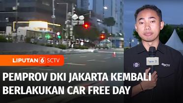 Live Report: Sempat Ditiadakan, Pemprov DKI Kembali Berlakukan Car Free Day | Liputan 6