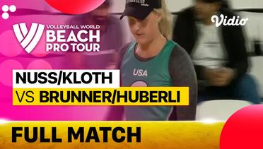 Full Match | Quarterfinals: Nuss/Kloth (USA) vs Brunner/Huberli (SUI) | Beach Pro Tour Elite 16 Doha, Qatar 2023