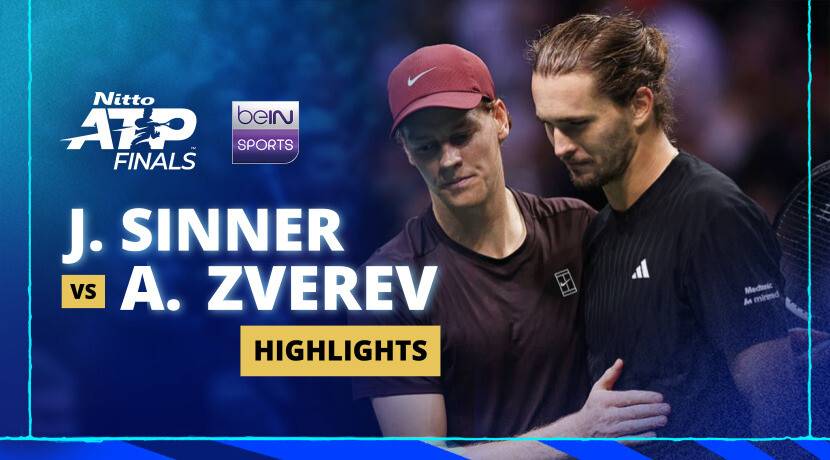 Jannik Sinner vs Alexander Zverev - Nitto ATP Finals 2025